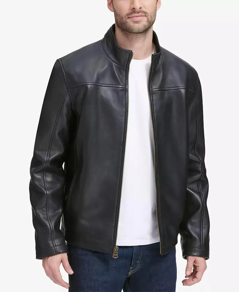 商品Cole Haan|Men's Smooth Leather Jacket, Created for Macy's,价格¥2724,第1张图片