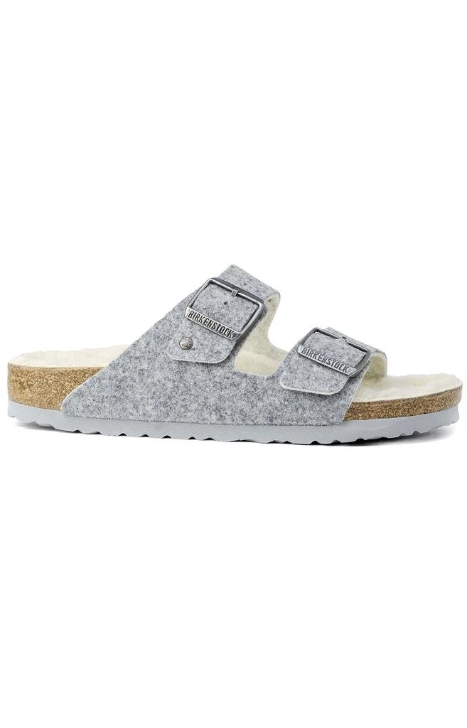 商品Birkenstock|(1015411) Arizona Wool Felt Sandals - Light Grey,价格¥340,第4张图片详细描述