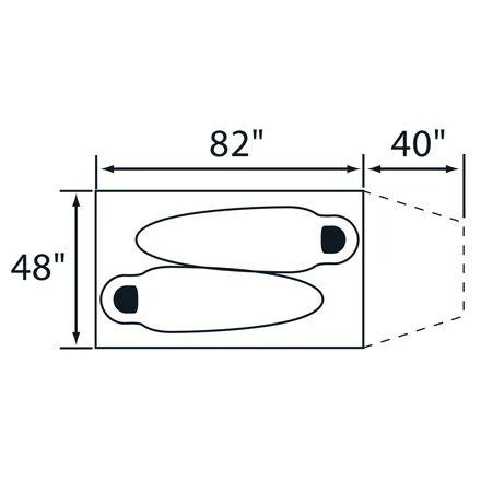 商品The North Face|Assault 2 FUTURELIGHT Tent: 2-Person 4-Season,价格¥6522,第3张图片详细描述
