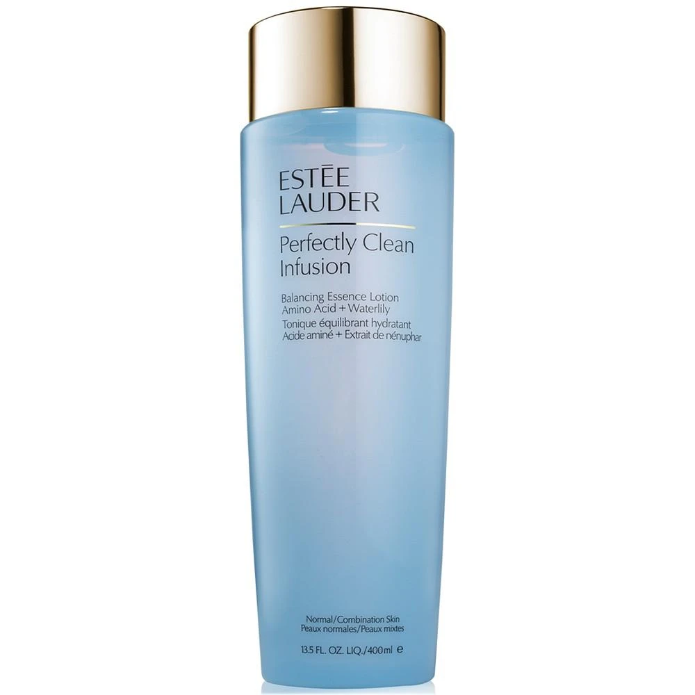 商品Estée Lauder|Perfectly Clean Infusion Balancing Essence Lotion With Amino Acid & Waterlily, 13.5 oz,价格¥338,第1张图片