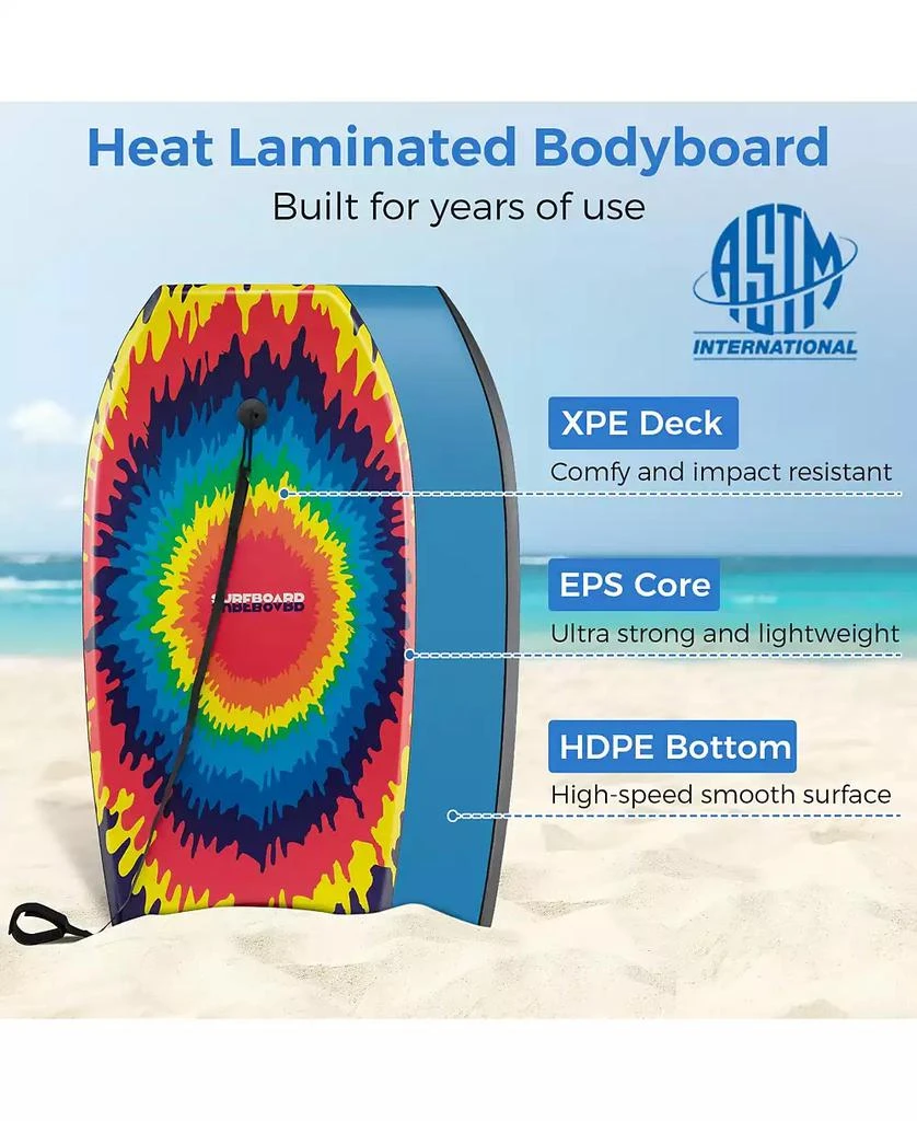 商品Slickblue|Lightweight Body Board Boogie Board - Durable, Easy-to-Carry Surfing Gear,价格¥469,第3张图片详细描述