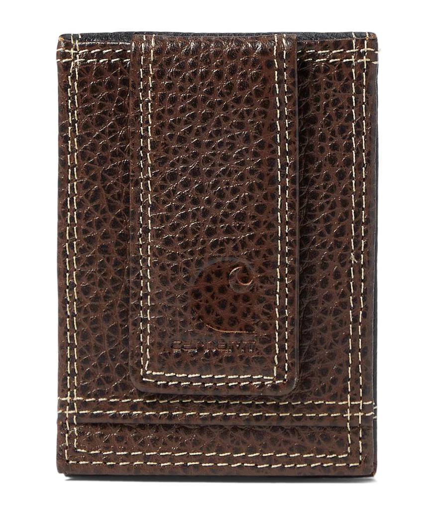 商品Carhartt|Leather Two-Tone Front Pocket Wallet,价格¥261,第1张图片