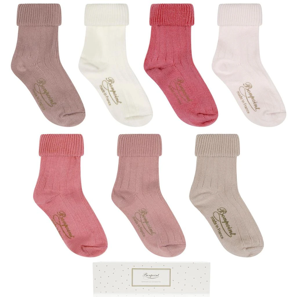 商品Bonpoint|Bonpoint Pink, Multi Baby Socks Gift Set,价格¥862,第1张图片