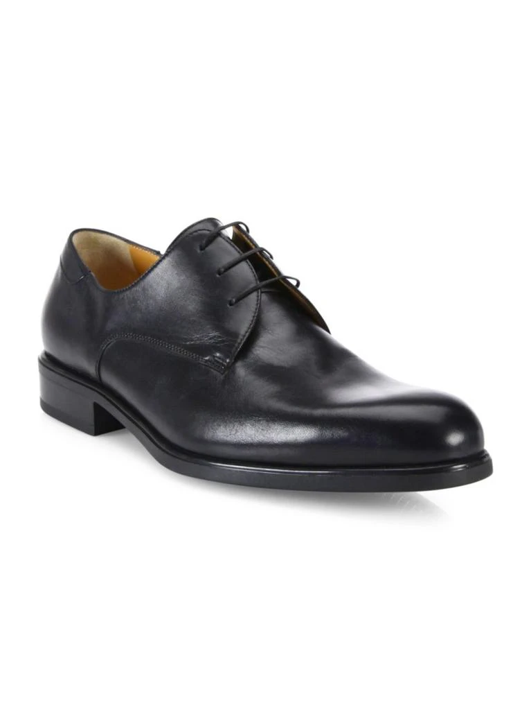 商品A. Testoni|Leather Lace-Up Derby Shoes,价格¥1265,第1张图片