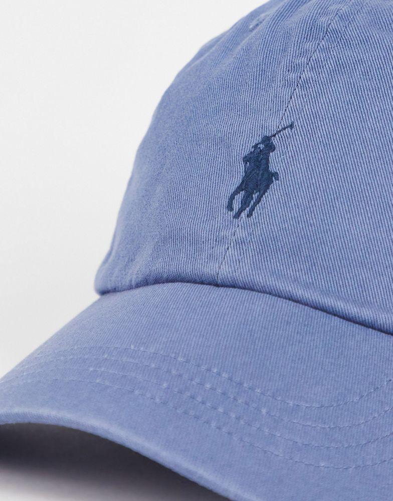 商品Ralph Lauren|Polo Ralph Lauren cap in blue with pony logo,价格¥428,第4张图片详细描述