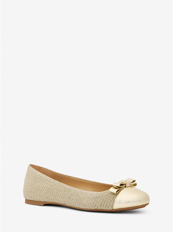 商品Michael Kors|Andrea Glitter Chain Mesh Ballet Flat,价格¥881,第1张图片