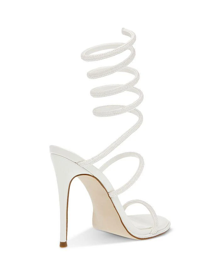 商品Steve Madden|Women's Exotica Embellished High Heel Wrap Sandals,价格¥529,第4张图片详细描述