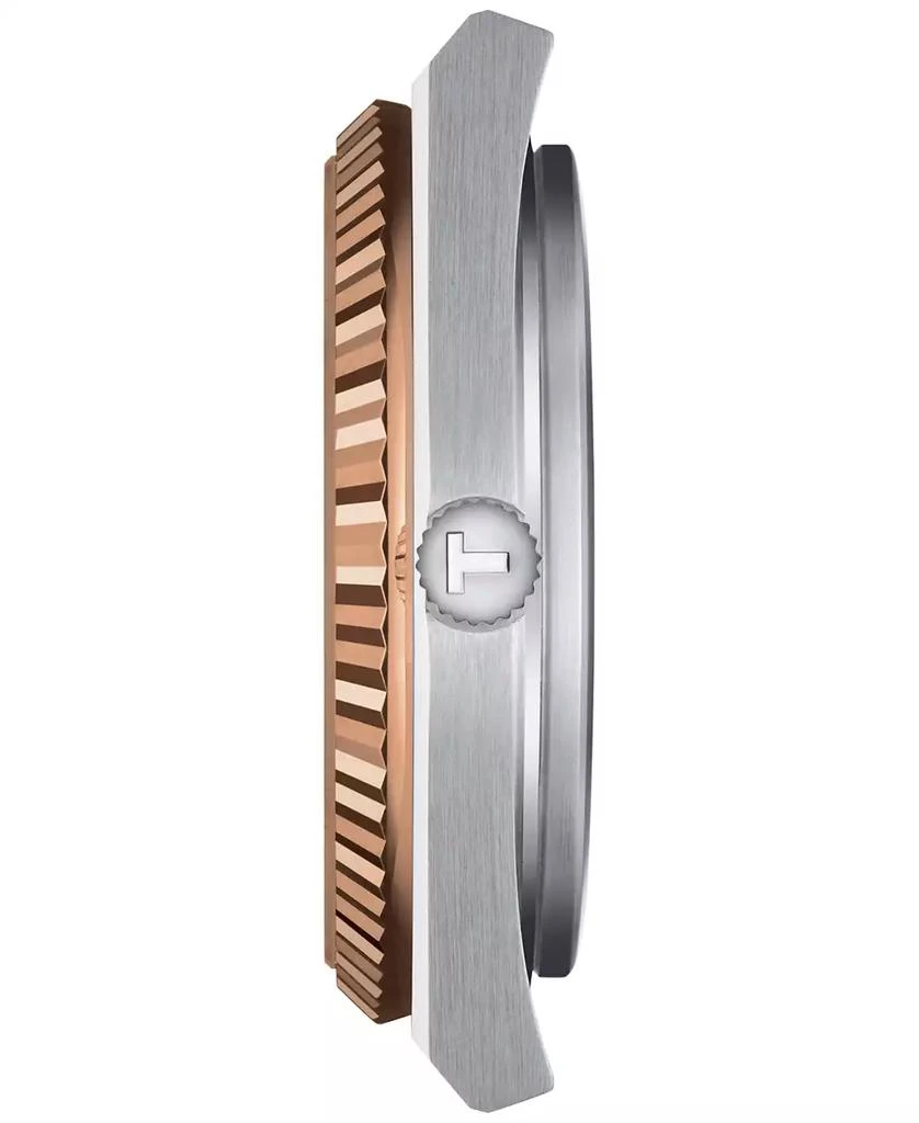 商品Tissot|Men's PRX Powermatic 80 Automatic 18K Gold Stainless Steel Bracelet Watch 40mm,价格¥17720,第2张图片详细描述