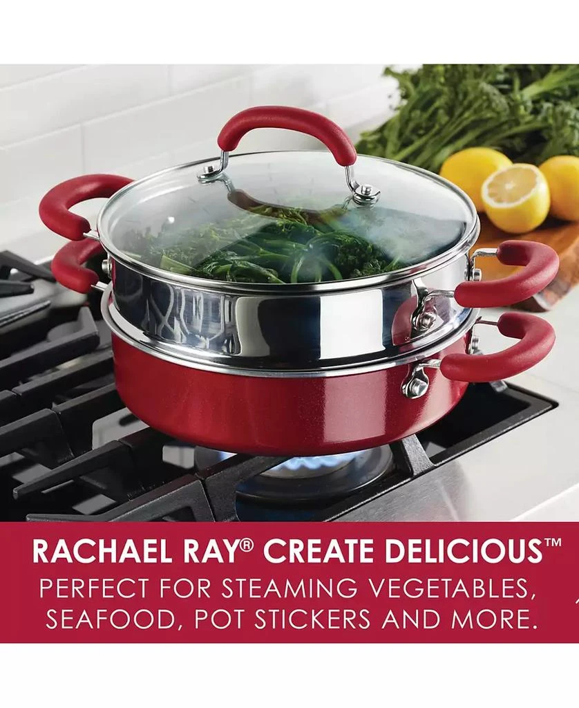 Create Delicious Enameled Aluminum Nonstick 3-Qt. Steam Set 商品