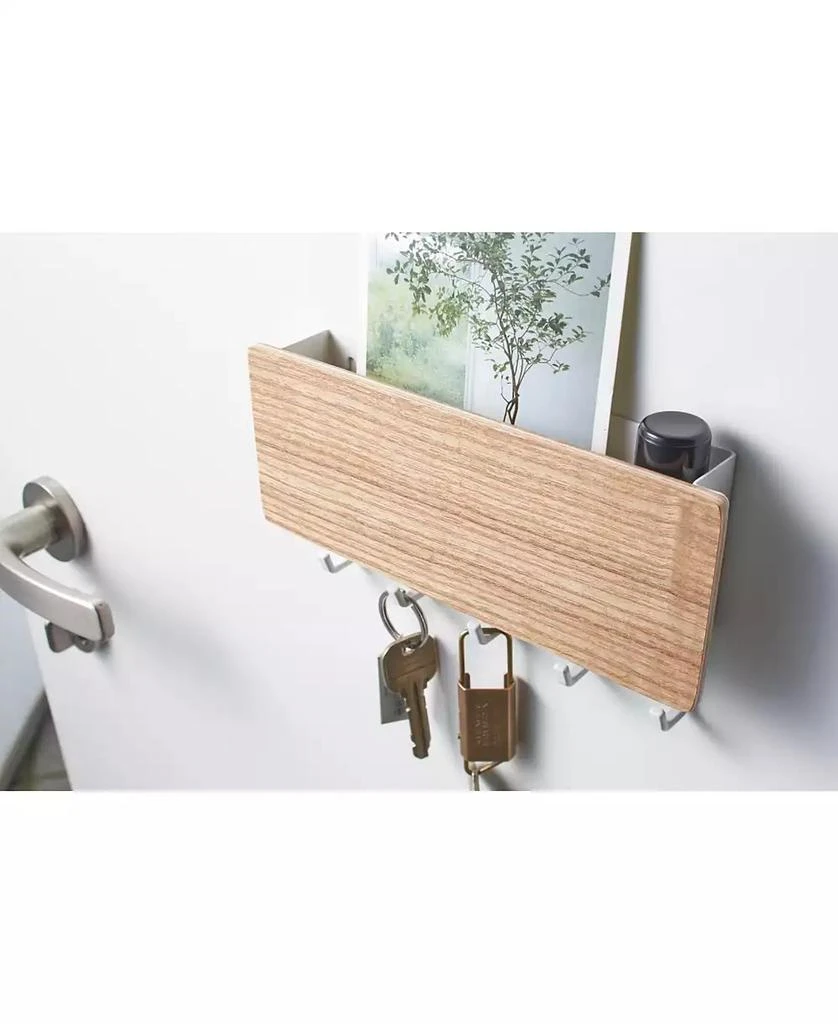 商品Yamazaki|Rin Magnetic Key Rack With Tray,价格¥215,第2张图片详细描述