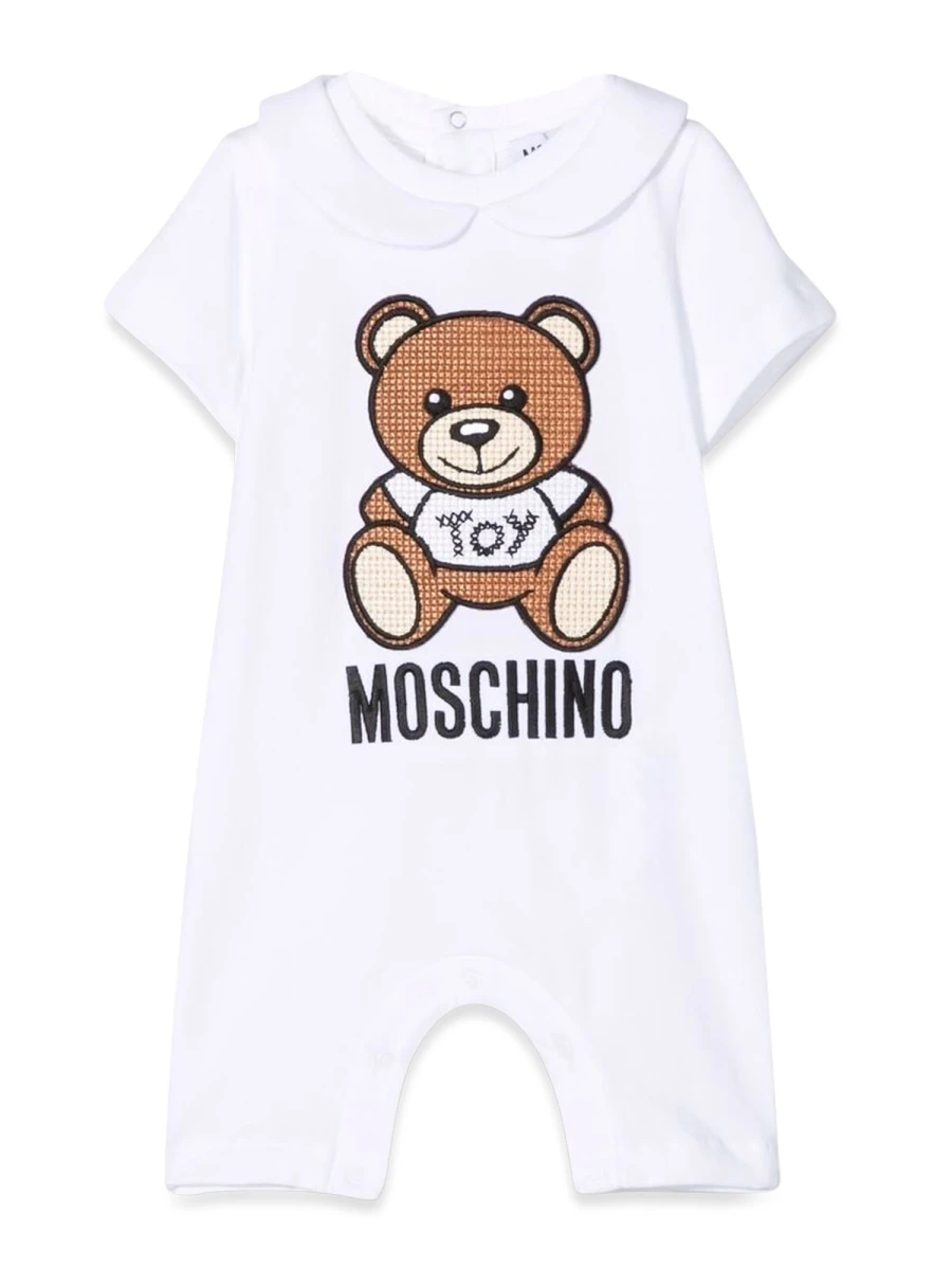 商品【商品预售7天】 Moschino|Moschino 男童套装 MMY023BLBA0010101 白色,价格¥603,第1张图片
