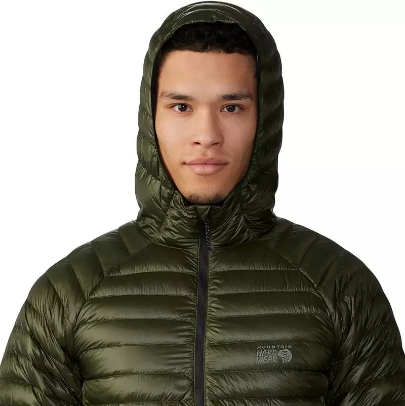 商品Mountain Hardwear|Mountain Hardwear Men's Ghost Whisperer Ultra Light Down Full-Zip Hooded Jacket,价格¥2578,第4张图片详细描述