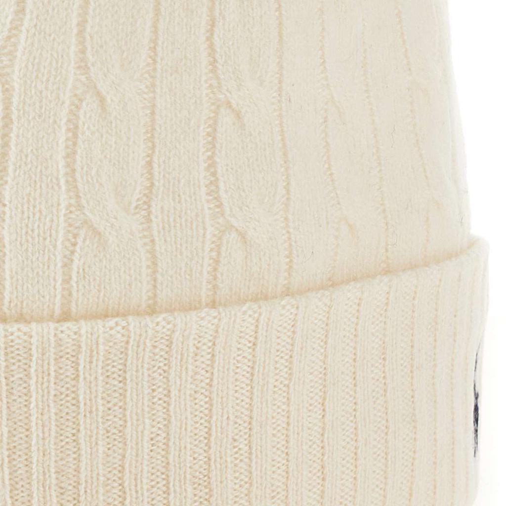 POLO RALPH LAUREN "Cable Cuff" wool and cashmere hat商品第5张图片规格展示