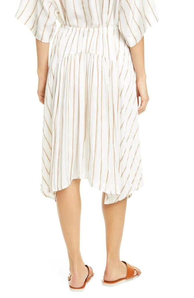 商品Vince|Stripe Gauze Panel Skirt,价格¥447,第2张图片详细描述