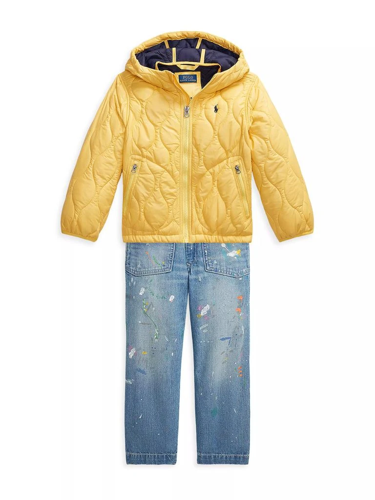 商品Ralph Lauren|Little Boy's &amp; Boy's Quilted Jacket,价格¥653,第2张图片详细描述