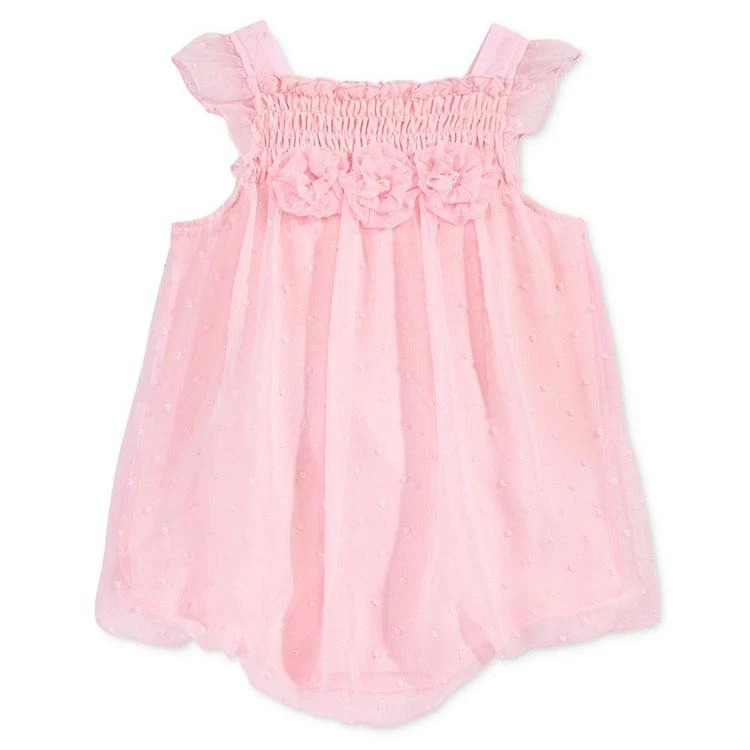 商品First Impressions|Smocked Bubble Romper, Baby Girls (0-24 months), Created for Macy's,价格¥75,第2张图片详细描述