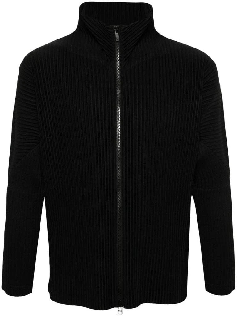 商品Issey Miyake|ISSEY MIYAKE - Pleated Full Zip Cardigan,价格¥3917,第1张图片