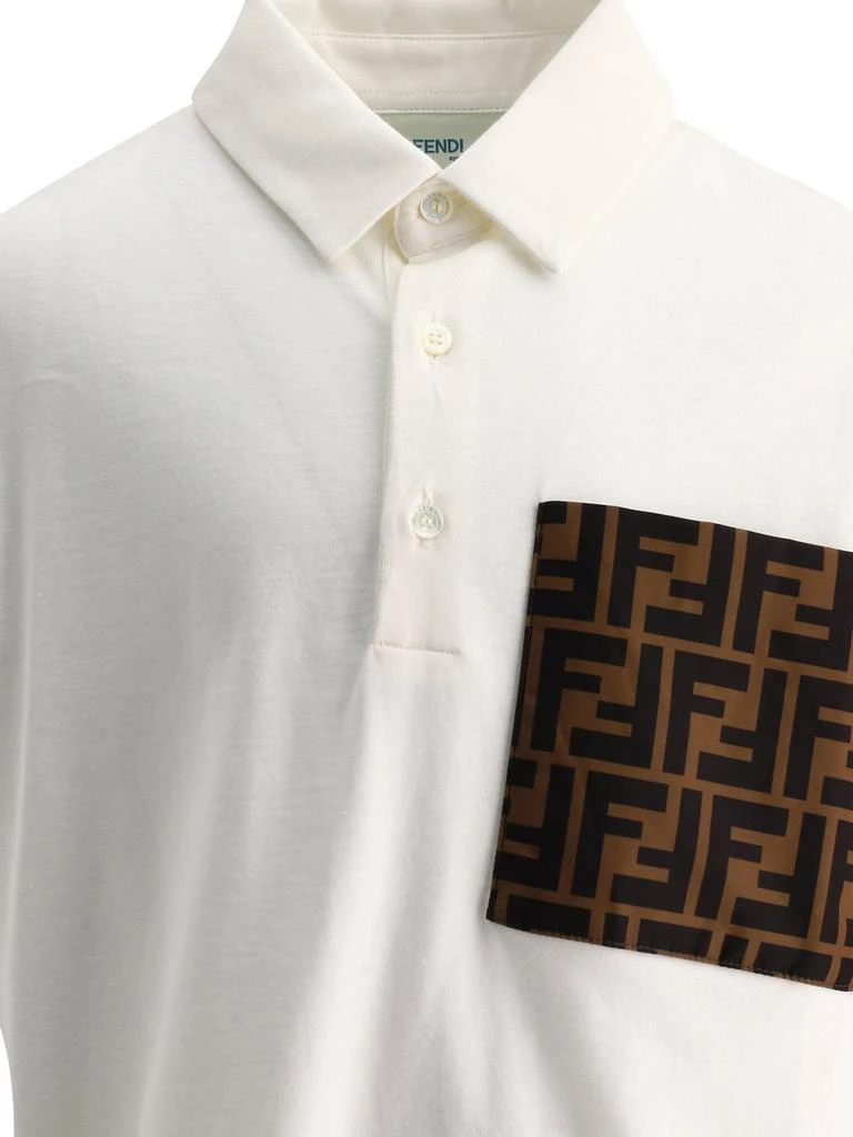 商品Fendi|Fendi Kids Monogram Short-Sleeved Polo Shirt,价格¥1809,第3张图片详细描述