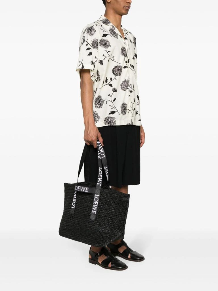 商品Loewe|LOEWE - Fold Shopper Raffia Tote Bag,价格¥9433,第4张图片详细描述