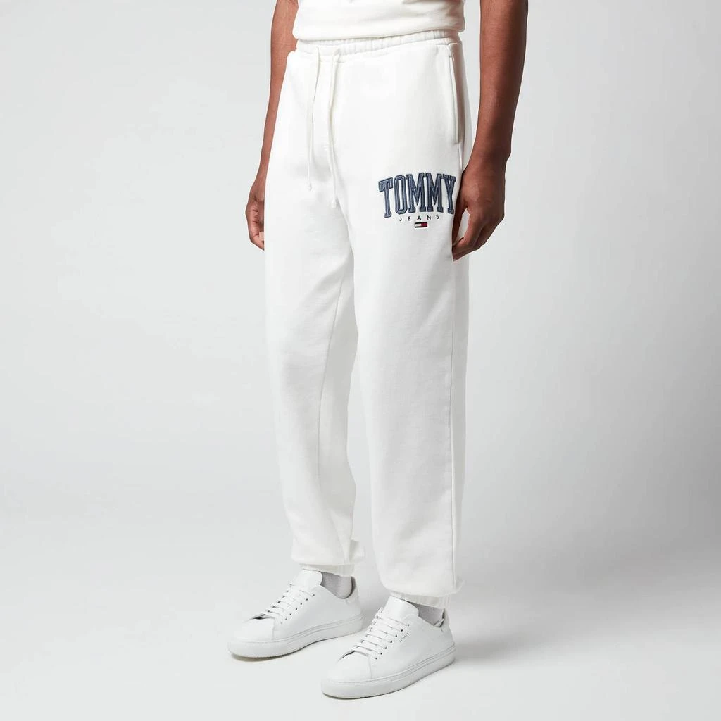 商品Tommy Hilfiger|Tommy Jeans Men's Collegiate Relaxed Fit Sweatpants - Ivory Silk,价格¥322,第1张图片