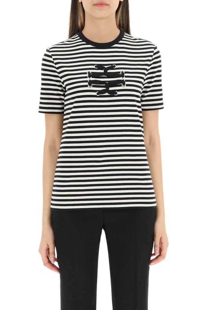 商品Tory Burch|Tory burch 'double t' striped t-shirt,价格¥1198,第4张图片详细描述