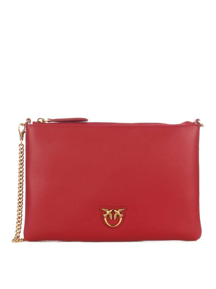 商品PINKO|Pinko Logo Plaque Mini Shoulder Bag,价格¥541,第1张图片
