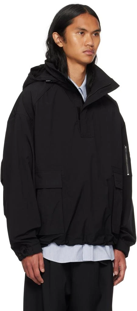 商品Juun.J|Black Half-Zip Jacket,价格¥2359,第2张图片详细描述