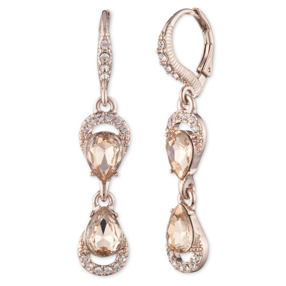商品Givenchy|Rose Gold and Silk Crystal Drop Earring,价格¥334,第1张图片