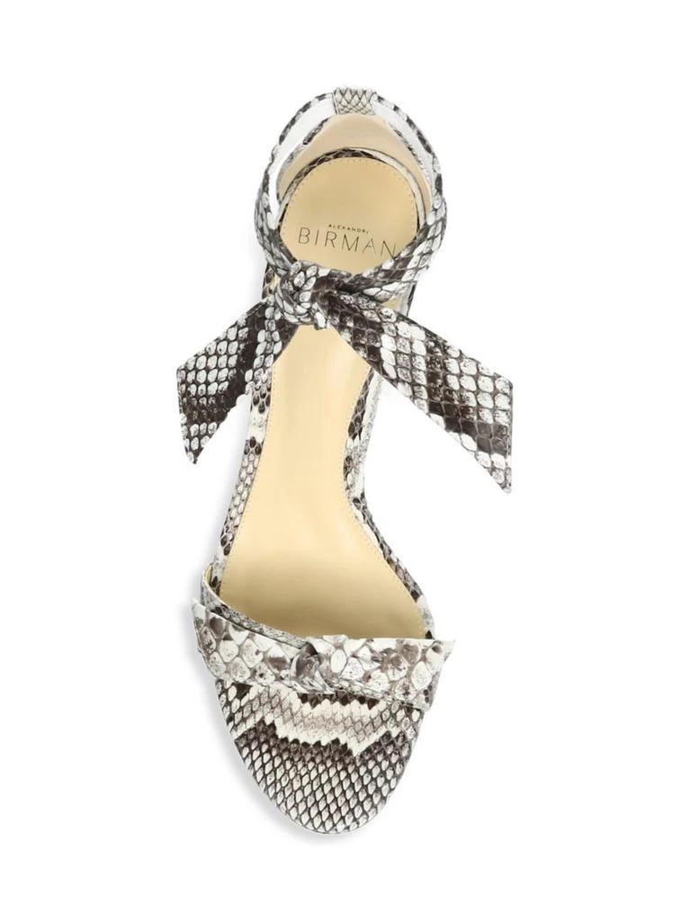 商品Alexandre Birman|Clarita Python Ankle-Strap Sandals,价格¥3097,第5张图片详细描述