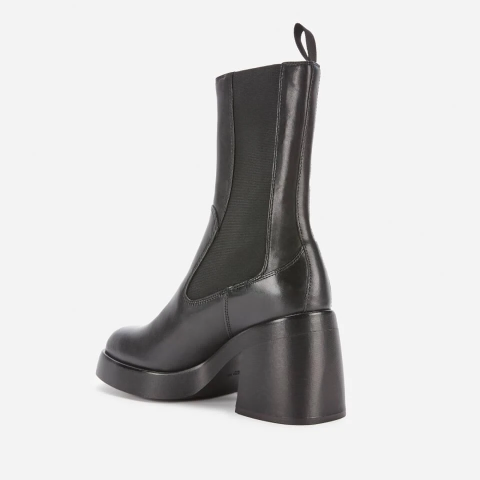 商品Vagabond|VAGABOND WOMEN'S BROOKE LEATHER HEELED CHELSEA BOOTS - BLACK,价格¥897,第3张图片详细描述