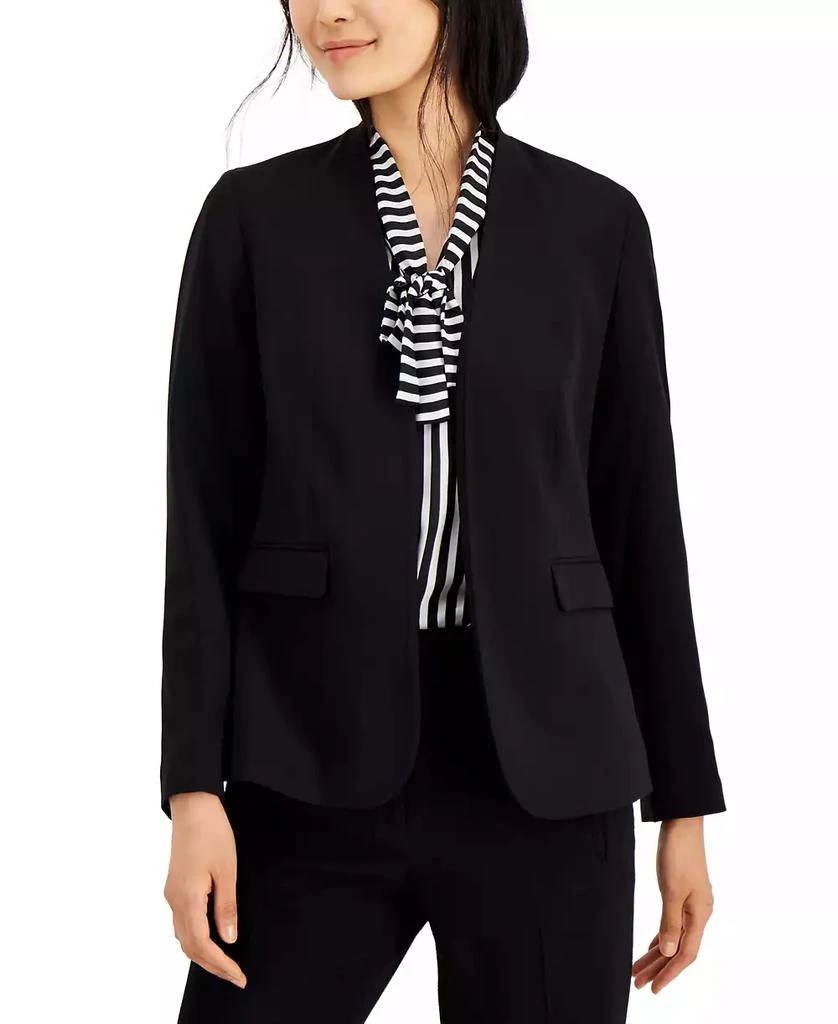 商品Bar III|Women's Collarless Open-Front Blazer, Created for Macy's,价格¥741,第1张图片