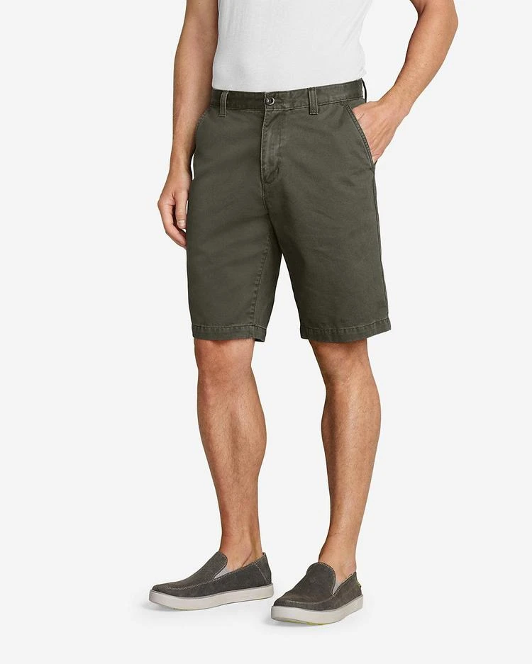 商品Eddie Bauer|男士Men's Legend Wash 11" Chino Shorts - Solid,价格¥187,第4张图片详细描述