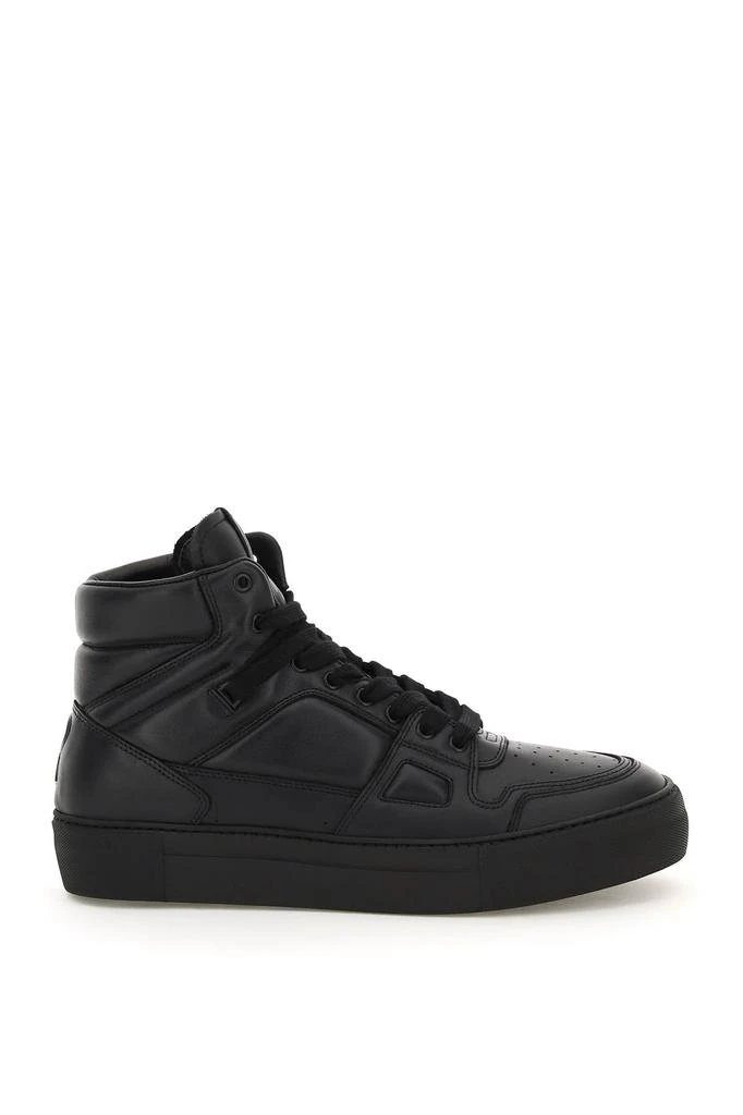 商品AMI|Ami paris ami de coeur leather mid-top sneakers,价格¥1464,第1张图片