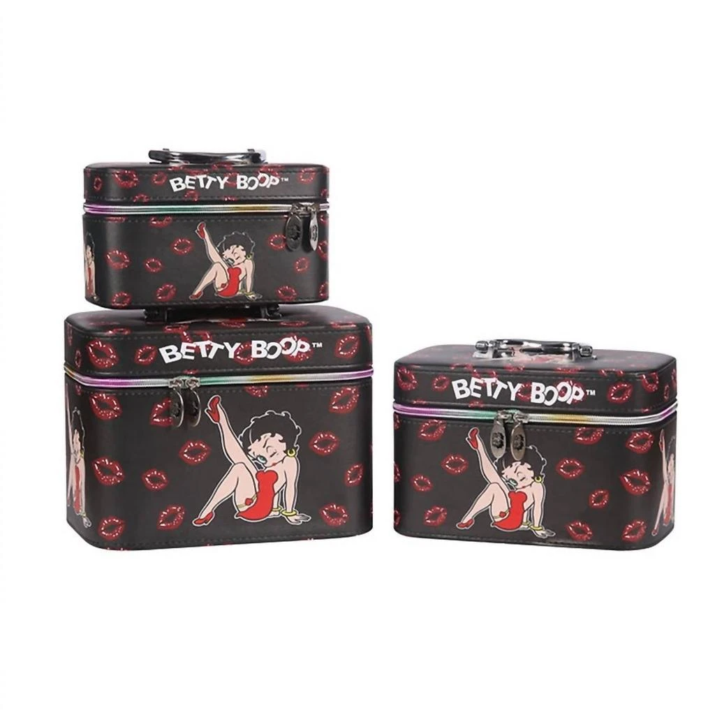 商品Betty Boop|Betty Boop - Women's Cosmetic Bag Set,价格¥406,第1张图片