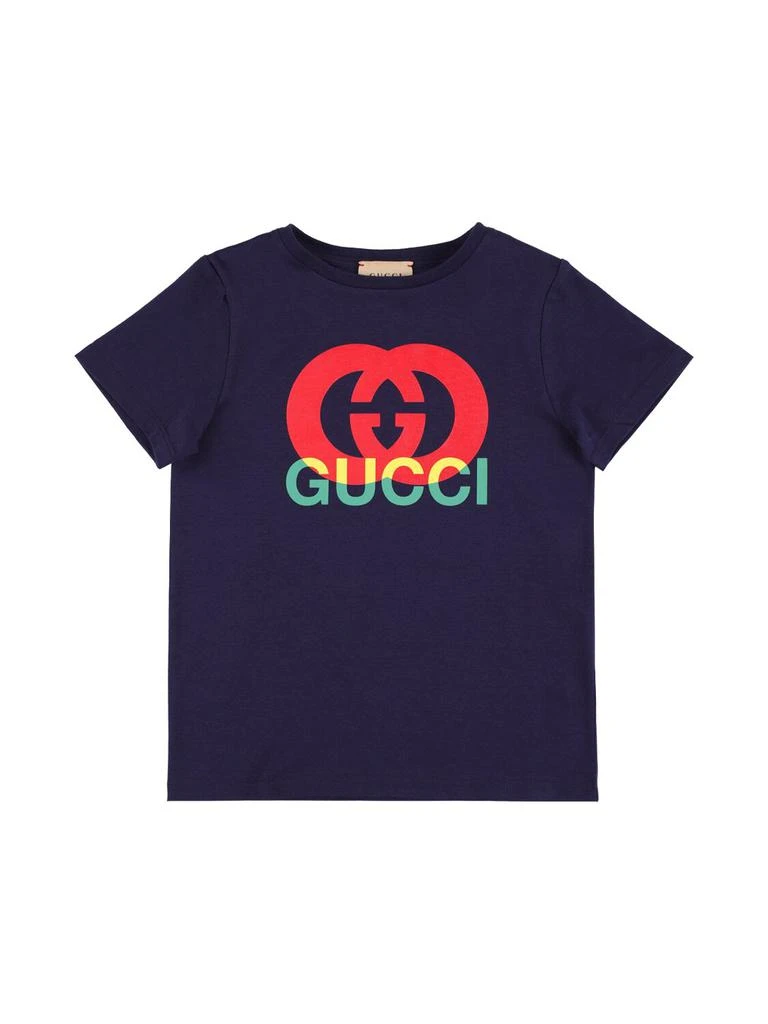 商品Gucci|Cotton Jersey T-shirt,价格¥1689,第1张图片