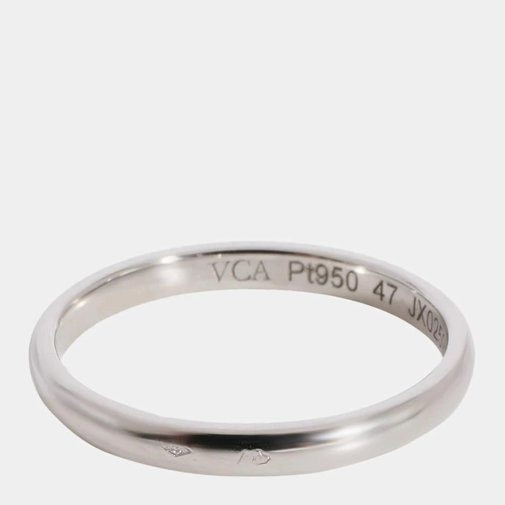 商品[二手商品] Van Cleef & Arpels|Van Cleef & Arpels Tendrement Wedding Band in 950 Platinum,价格¥4780,第2张图片详细描述