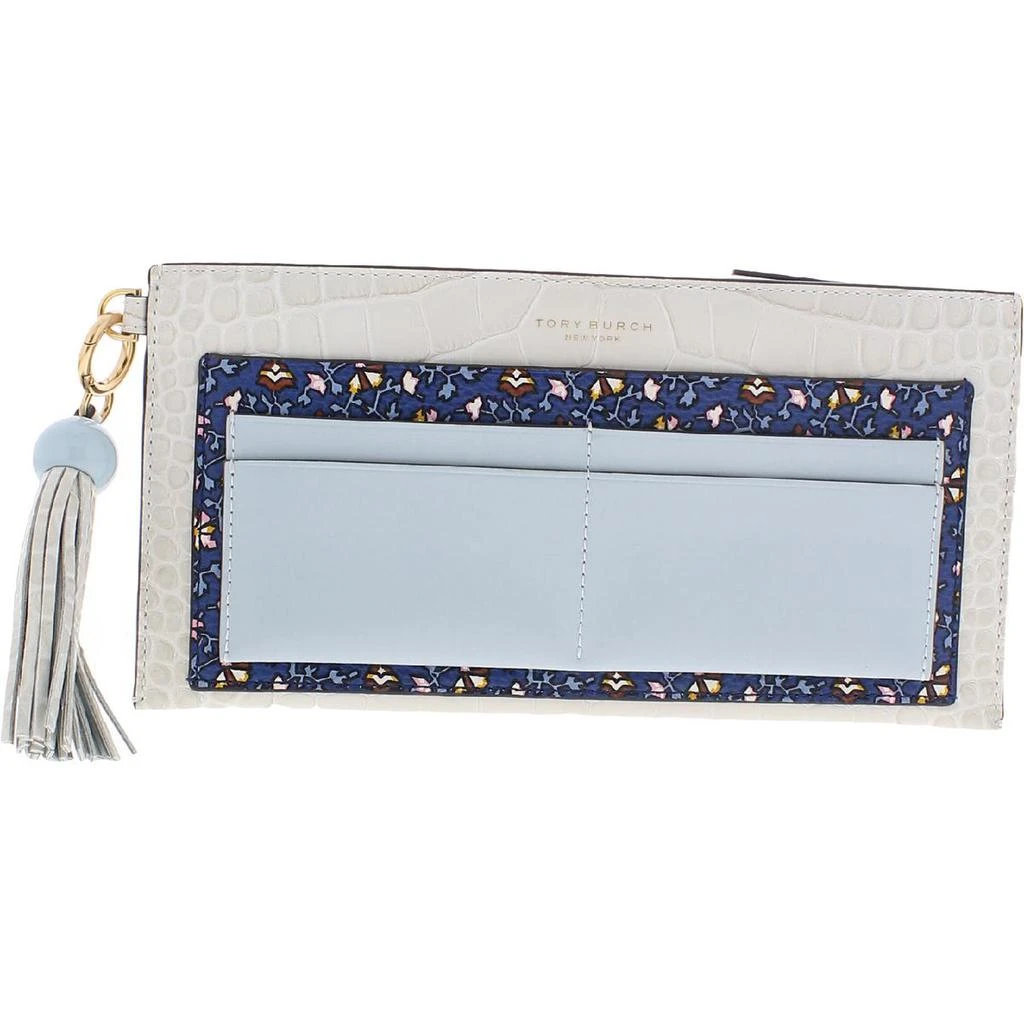 商品Tory Burch|Tory Burch Womens Leather Tassel Clutch Wallet,价格¥479,第1张图片