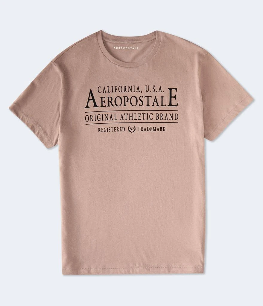 商品Aeropostale|Athletic Brand Flocked Graphic Tee,价格¥215,第1张图片