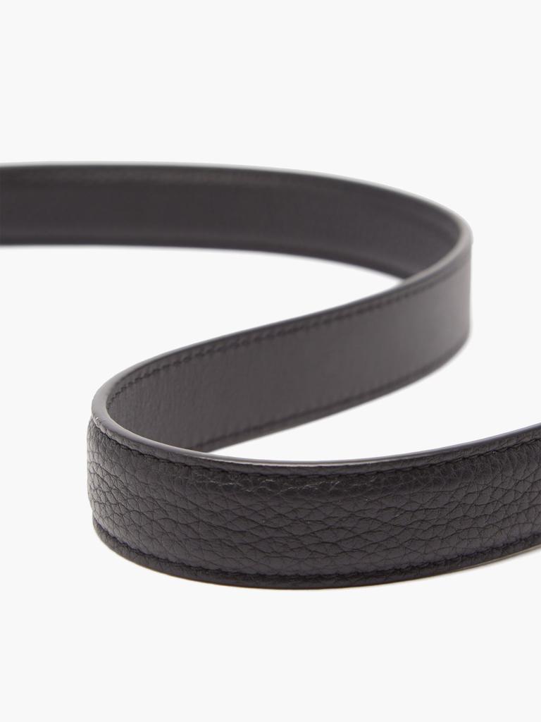 商品Yves Saint Laurent|YSL-plaque grained-leather belt,价格¥2539,第4张图片详细描述