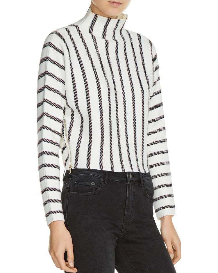 商品Maje|Matina Striped Mock Neck Sweater ,价格¥1203,第1张图片