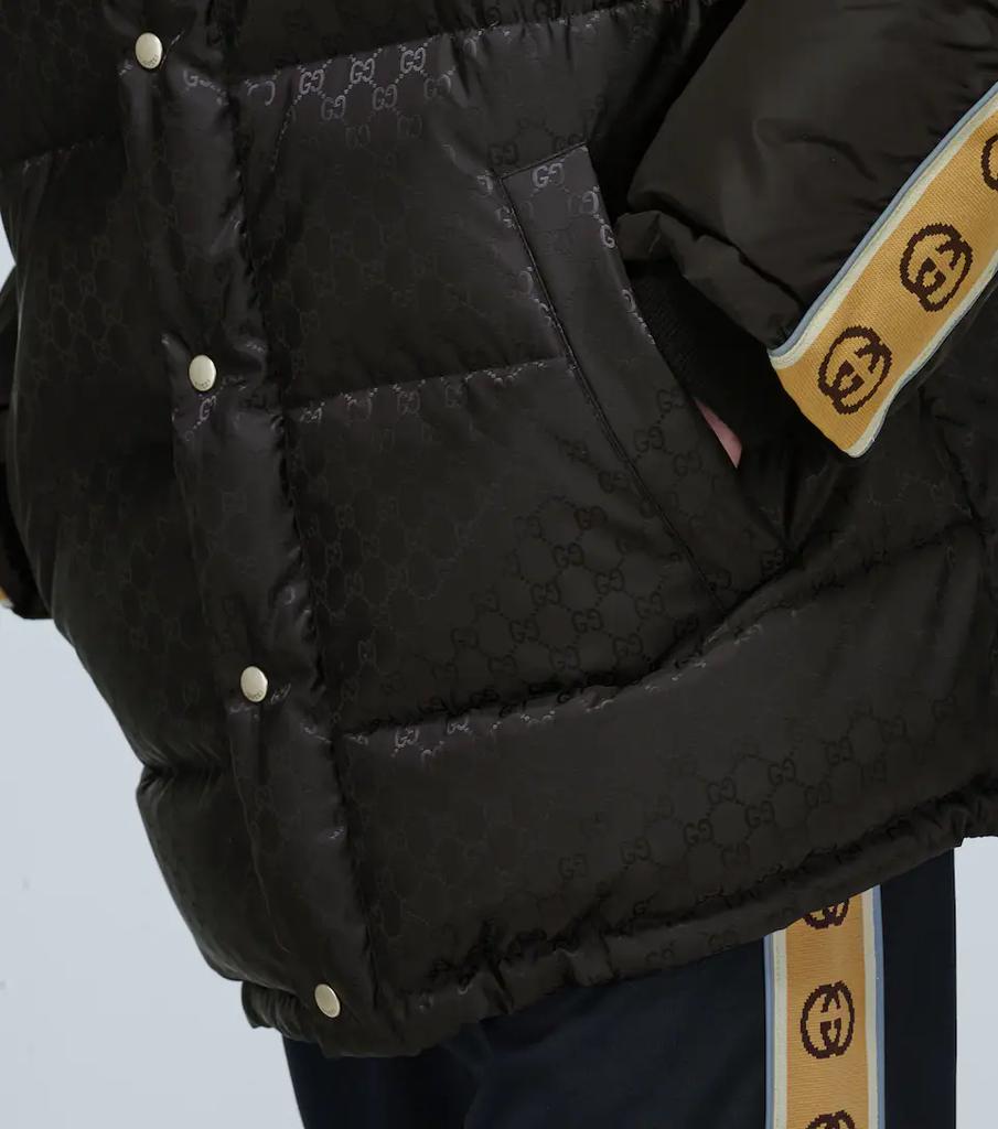 GG jacquard nylon padded coat商品第5张图片规格展示