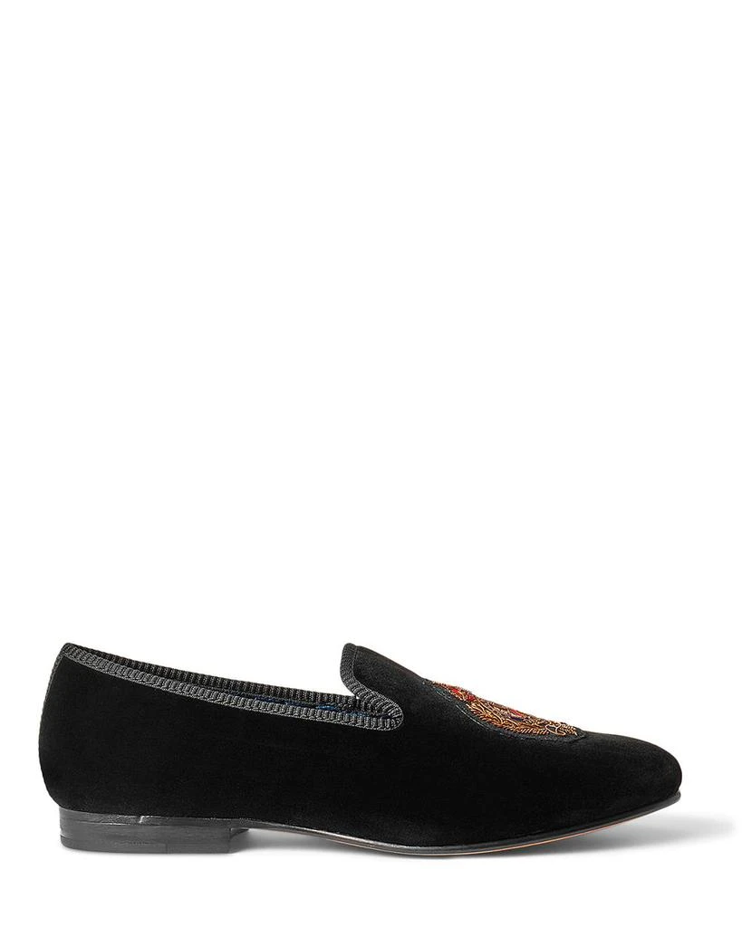 Men's Paxton Crest Velvet Slipper 商品