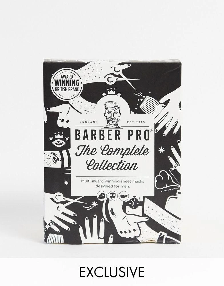 商品BARBER PRO|Barber Pro The Complete Mask Collection ASOS Exclusive,价格¥158,第1张图片