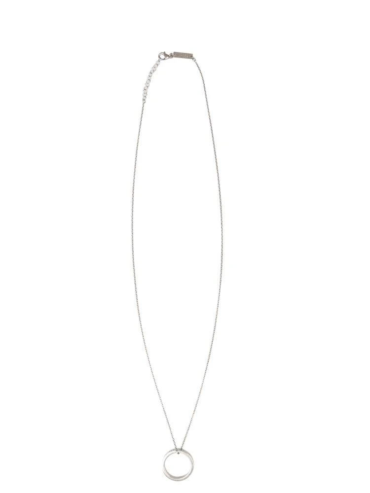 商品MAISON MARGIELA|Maison Margiela Ring Pendant Necklace,价格¥2732,第1张图片