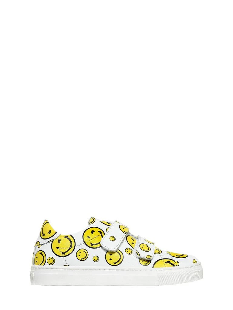 商品Joshua Sanders|Smile Nappa Leather Strap Sneakers,价格¥1421,第1张图片