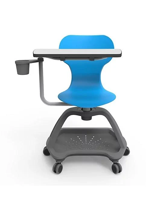 商品Luxor|All In One Student Desk And Chair With Bottle Holder Flip Up Desktop And Storage Shelf,价格¥4632,第3张图片详细描述