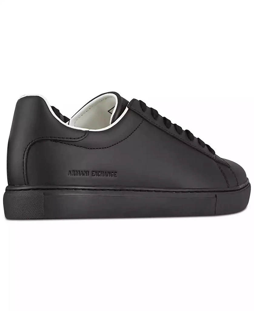 商品Armani Exchange|Men's Low Top Leather Sneaker,价格¥731,第4张图片详细描述