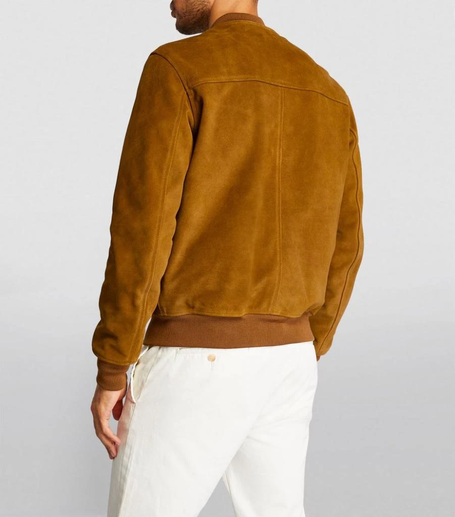 商品Sandro|Suede Monaco Bomber Jacket,价格¥8604,第4张图片详细描述