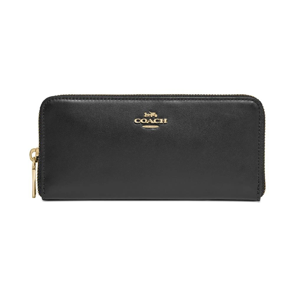 商品Coach|Smooth Leather Slim Accordion Zip Wallet,价格¥1304,第1张图片