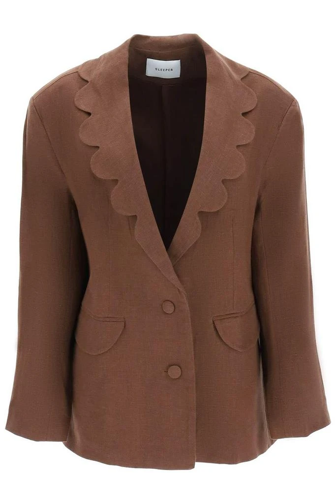 商品Sleeper|'DINASTY' LINEN BLAZER,价格¥1294,第1张图片